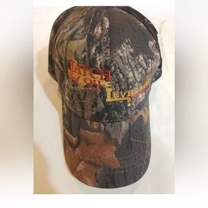 Mens Mossy Oak Break Up  Baseball Cap Camouflage Hat LATCH OIL LEVERAGE. NEW